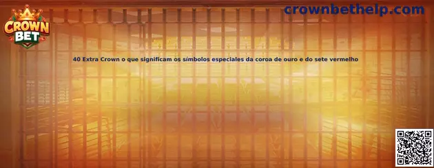 Símbolos especiales de corona de oro y siete rojo