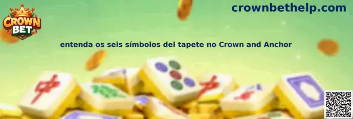 Seis símbolos del tapete en Crown and Anchor