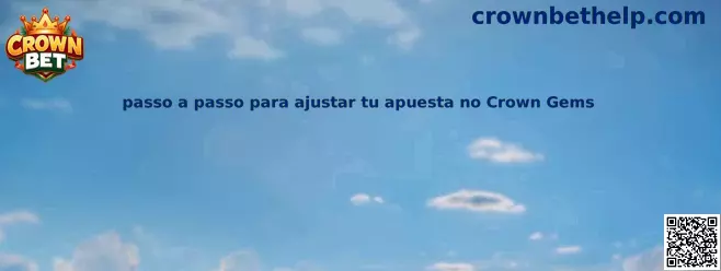 Guía para ajustar una apuesta en Crown Gems
