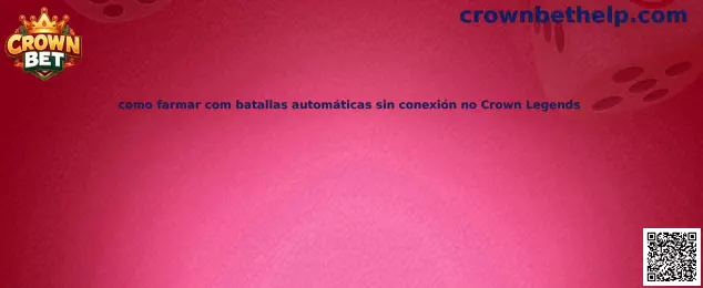 Batallas automáticas sin conexión en Crown Legends