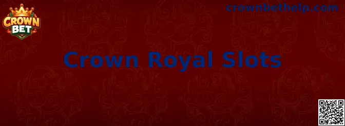 Interfaz ilustrativa de Crown Royal Slots